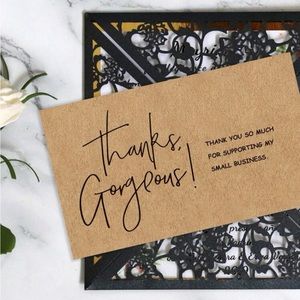 4/$20 - 30 Thanks Gorgeous Thank You Cards